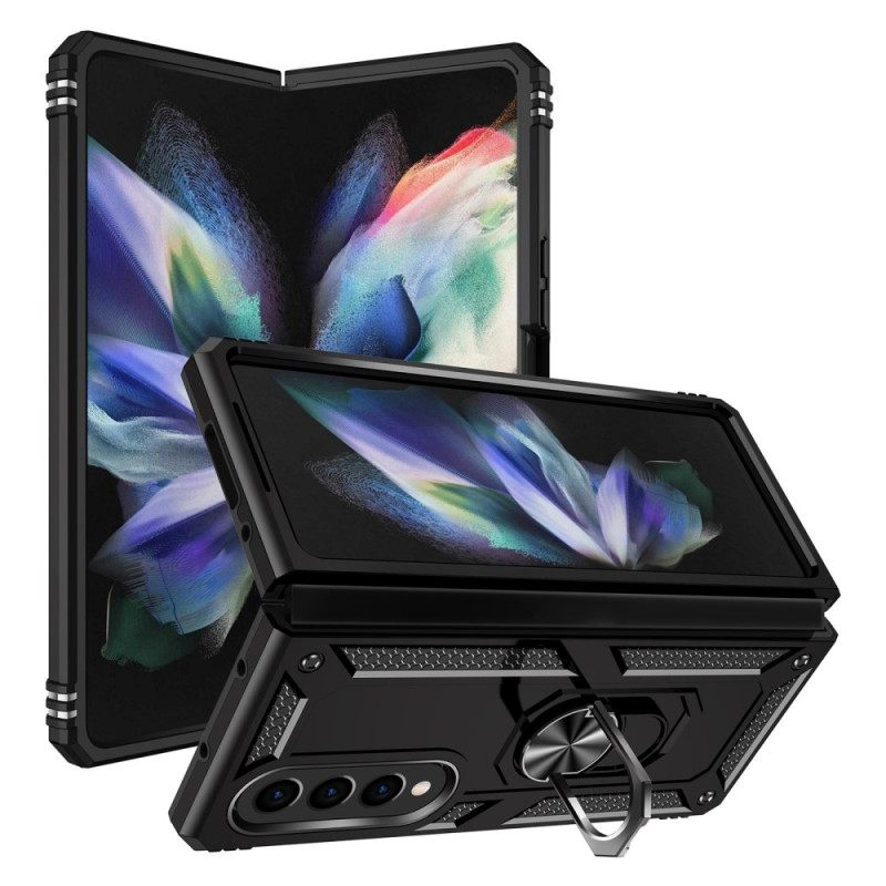 θηκη κινητου Samsung Galaxy Z Fold 4 Στρατιωτικός Βαθμός Με Δαχτυλίδι