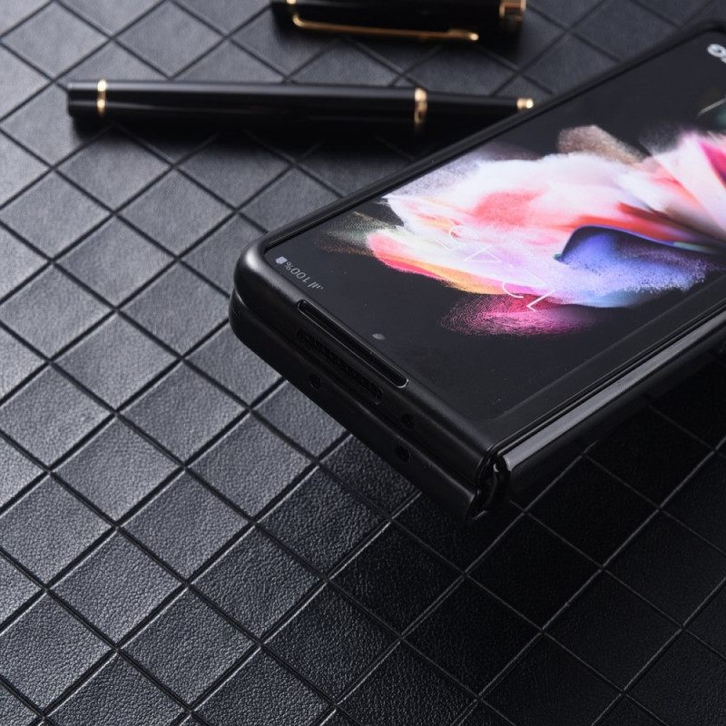 Θήκη Samsung Galaxy Z Fold 4 Υφή Νάιλον Από Συνθετικό Δέρμα