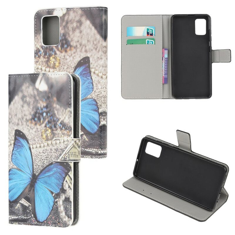 Κάλυμμα Samsung Galaxy A41 Blue Prestige Butterfly