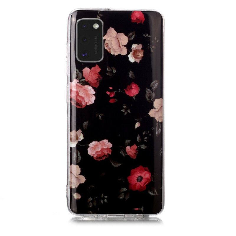 Θήκη Samsung Galaxy A41 Fluorescent Floral Series