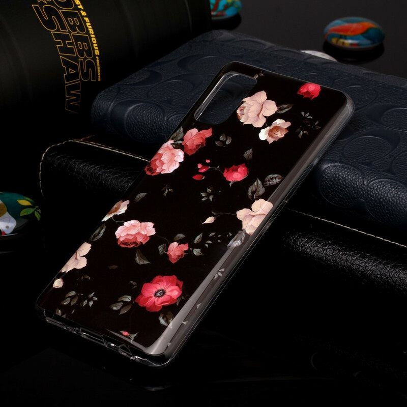 Θήκη Samsung Galaxy A41 Fluorescent Floral Series