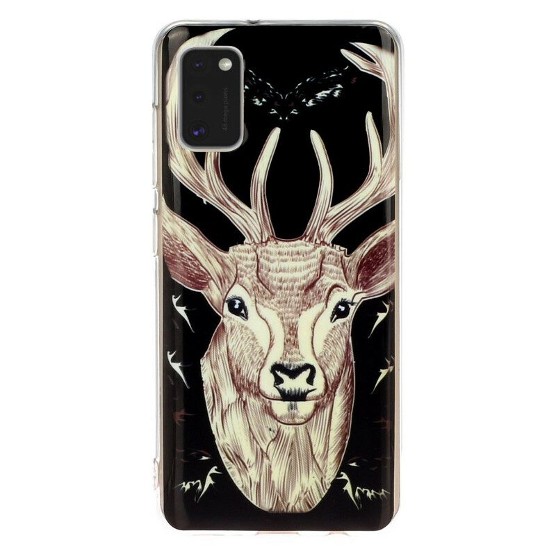 Θήκη Samsung Galaxy A41 Fluorescent Majestic Stag