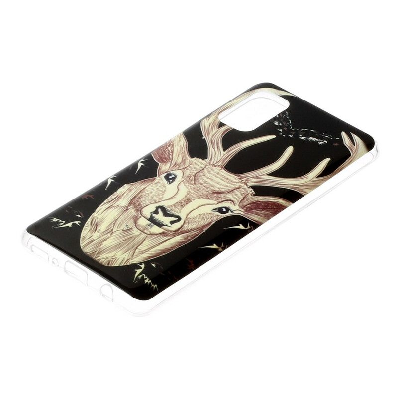 Θήκη Samsung Galaxy A41 Fluorescent Majestic Stag