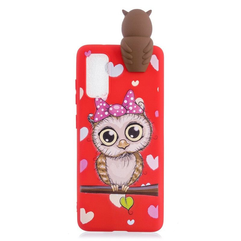 Θήκη Samsung Galaxy A41 Miss Owl 3d