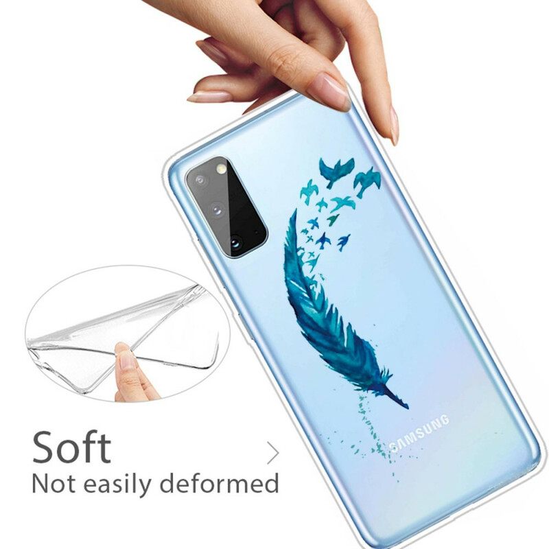 Θήκη Samsung Galaxy A41 Όμορφο Φτερό