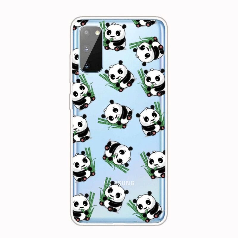 Θήκη Samsung Galaxy A41 Top Pandas Fun