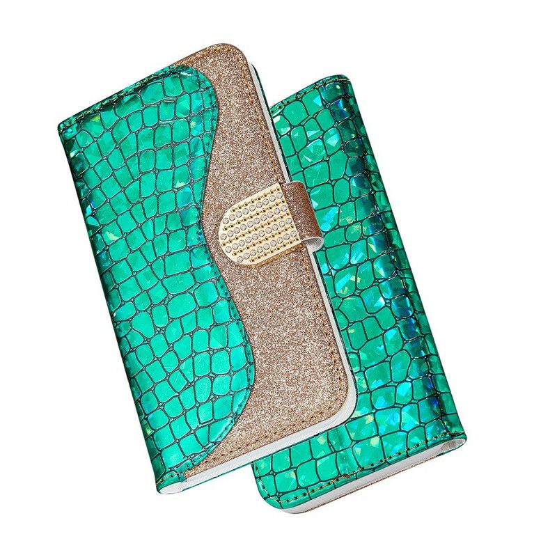 Κάλυμμα Samsung Galaxy S21 5G Croco Diamonds