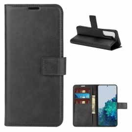 Θήκη Flip Samsung Galaxy S21 5G Faux Leather Slim