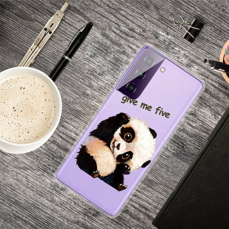 θηκη κινητου Samsung Galaxy S21 5G Panda Give Me Five