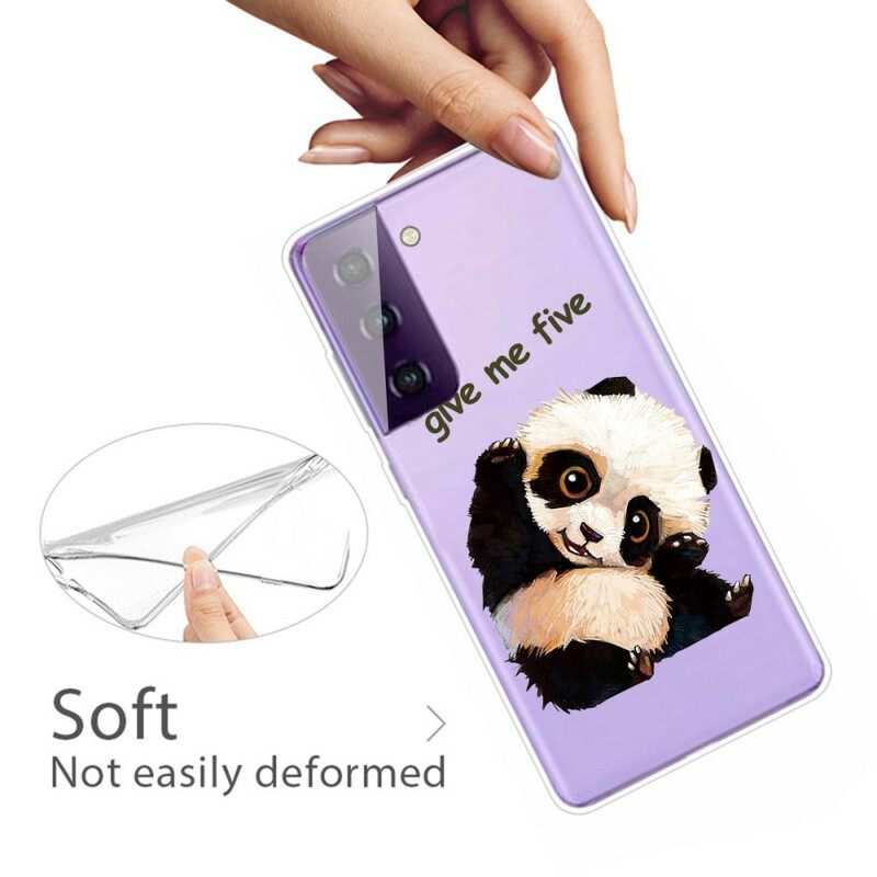 θηκη κινητου Samsung Galaxy S21 5G Panda Give Me Five