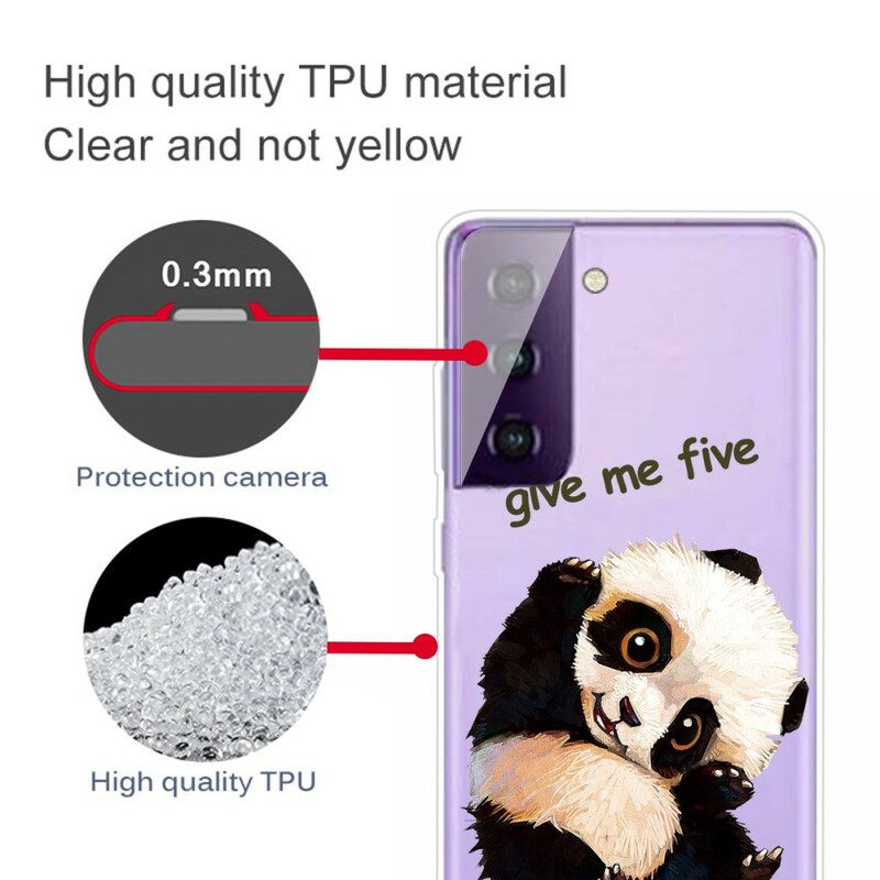 θηκη κινητου Samsung Galaxy S21 5G Panda Give Me Five