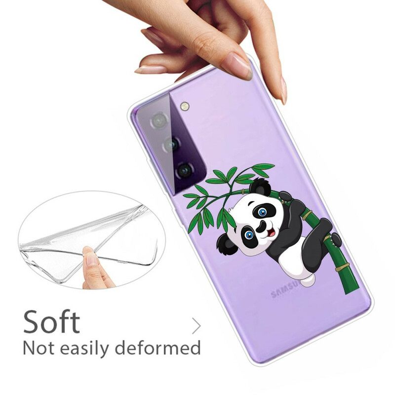 θηκη κινητου Samsung Galaxy S21 5G Panda On Bamboo