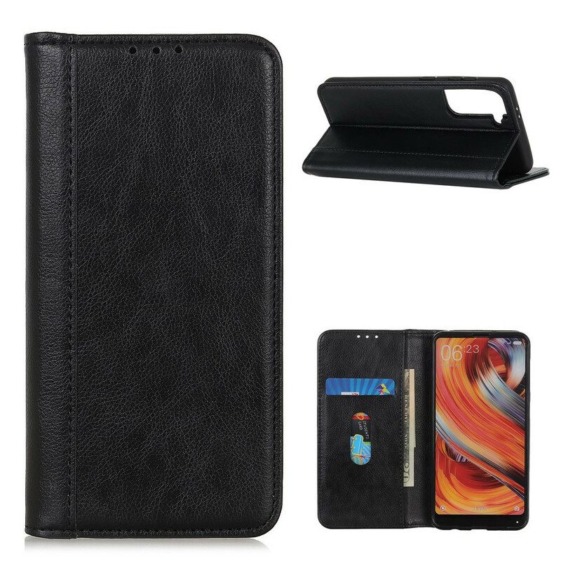 θηκη κινητου Samsung Galaxy S21 5G Θήκη Flip Lychee Split Leather Elegance