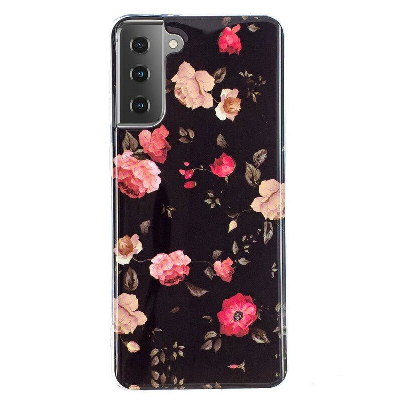 Θήκη Samsung Galaxy S21 5G Fluorescent Floral Series