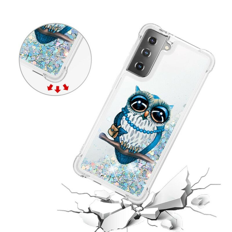 Θήκη Samsung Galaxy S21 5G Miss Glitter Owl