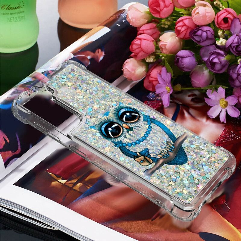 Θήκη Samsung Galaxy S21 5G Miss Glitter Owl