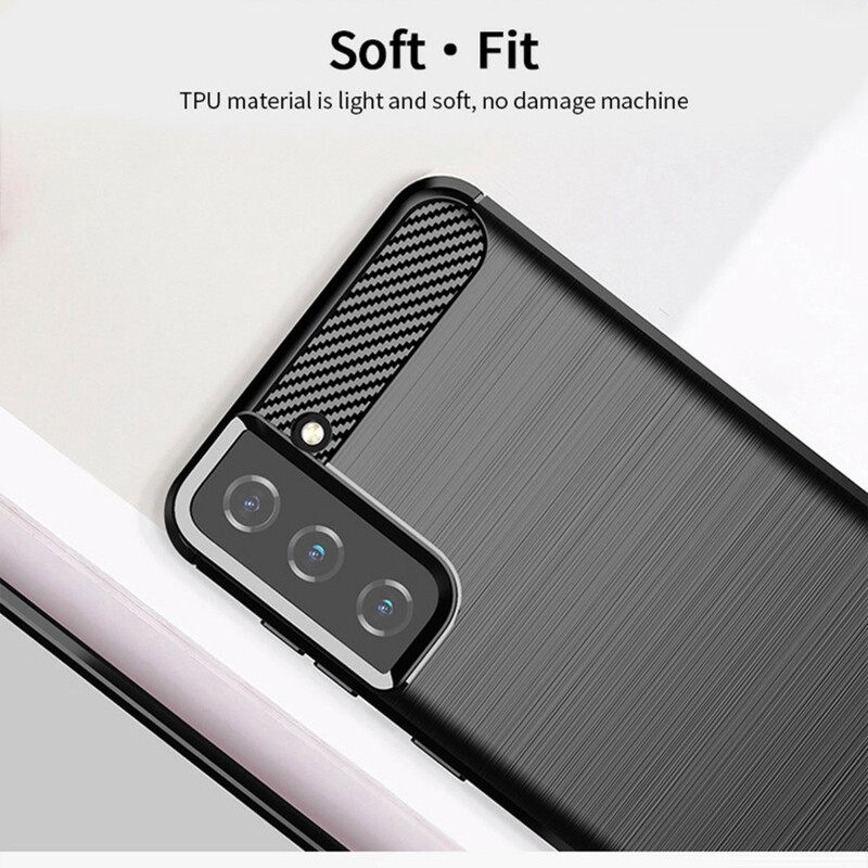 Θήκη Samsung Galaxy S21 5G Mofi Brushed Carbon Fiber