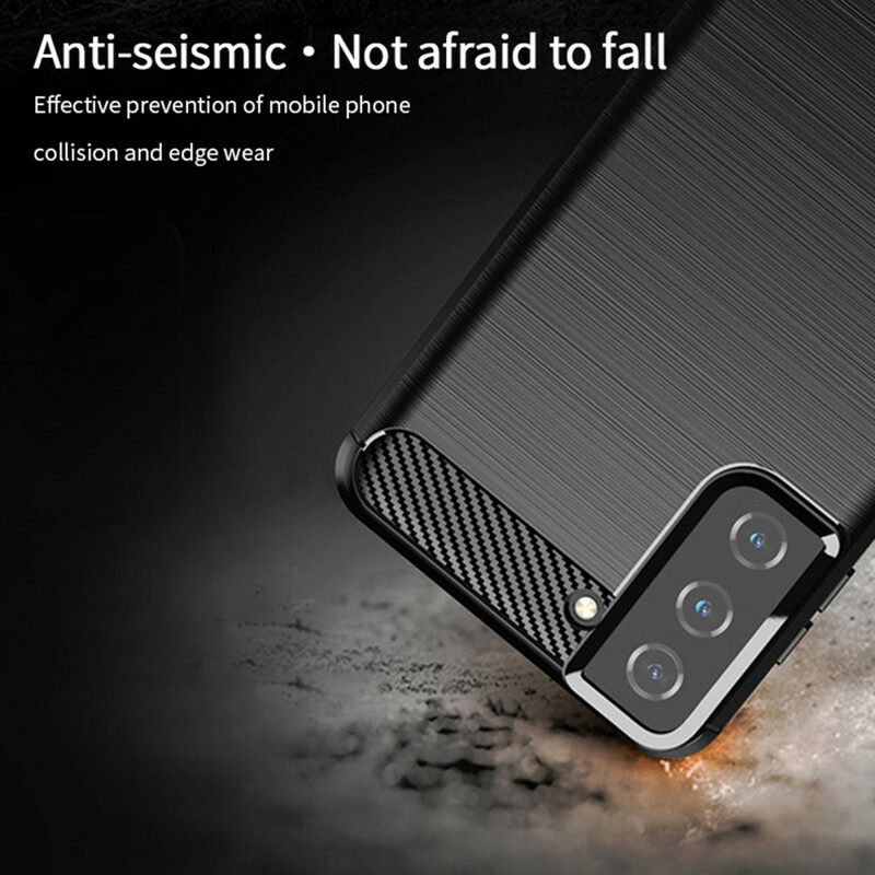 Θήκη Samsung Galaxy S21 5G Mofi Brushed Carbon Fiber