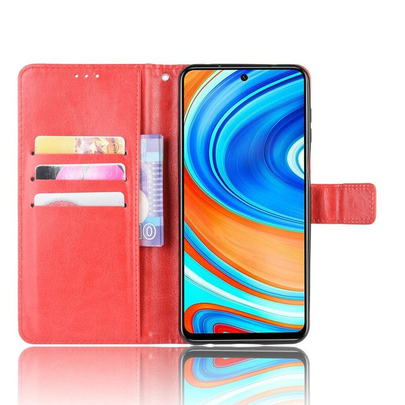 Κάλυμμα Xiaomi Redmi Note 9S / Note 9 Pro Λαμπερό Συνθετικό Δέρμα