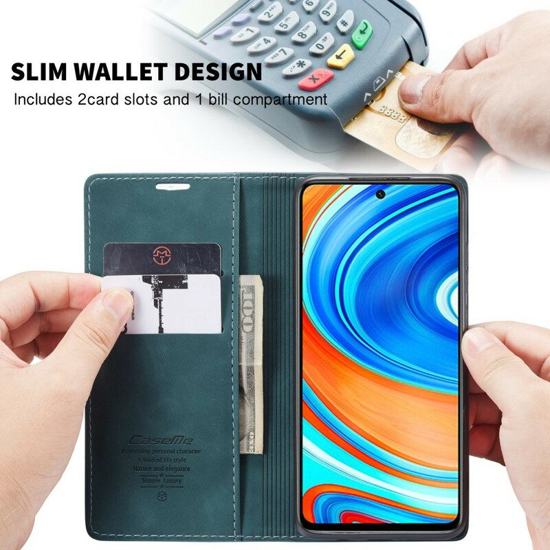 θηκη κινητου Xiaomi Redmi Note 9S / Note 9 Pro Θήκη Flip Caseme Faux Leather