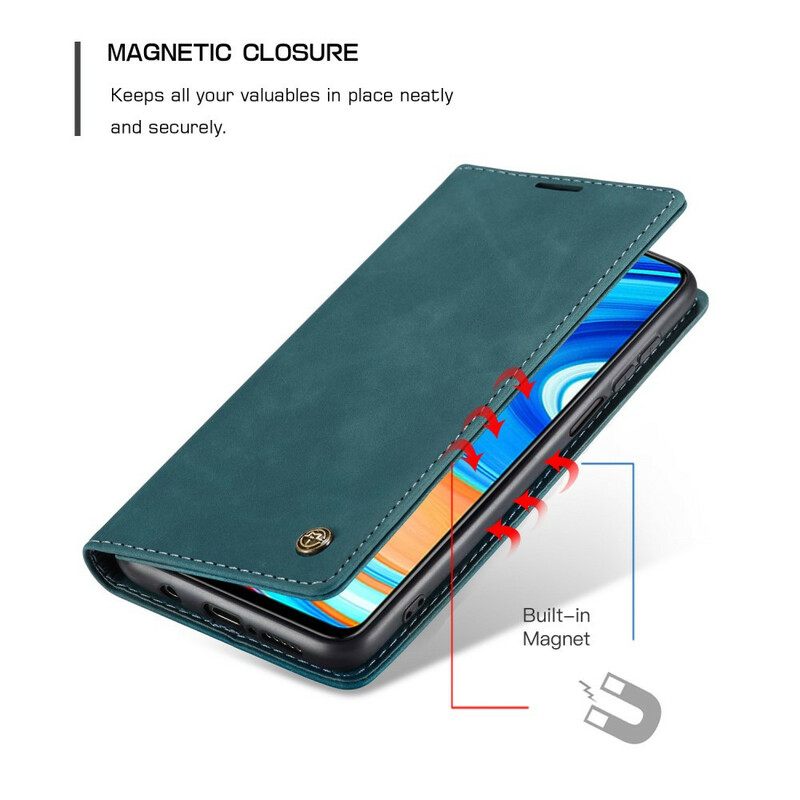 θηκη κινητου Xiaomi Redmi Note 9S / Note 9 Pro Θήκη Flip Caseme Faux Leather