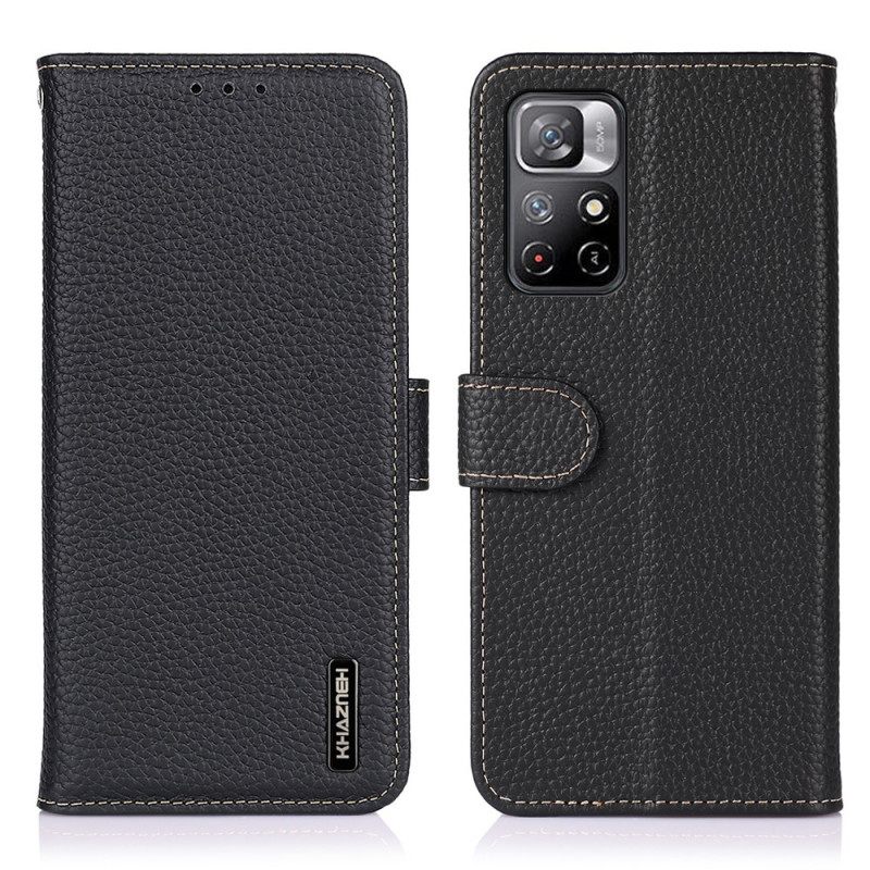 δερματινη θηκη Poco M4 Pro 5G Lychee Leather Khazneh