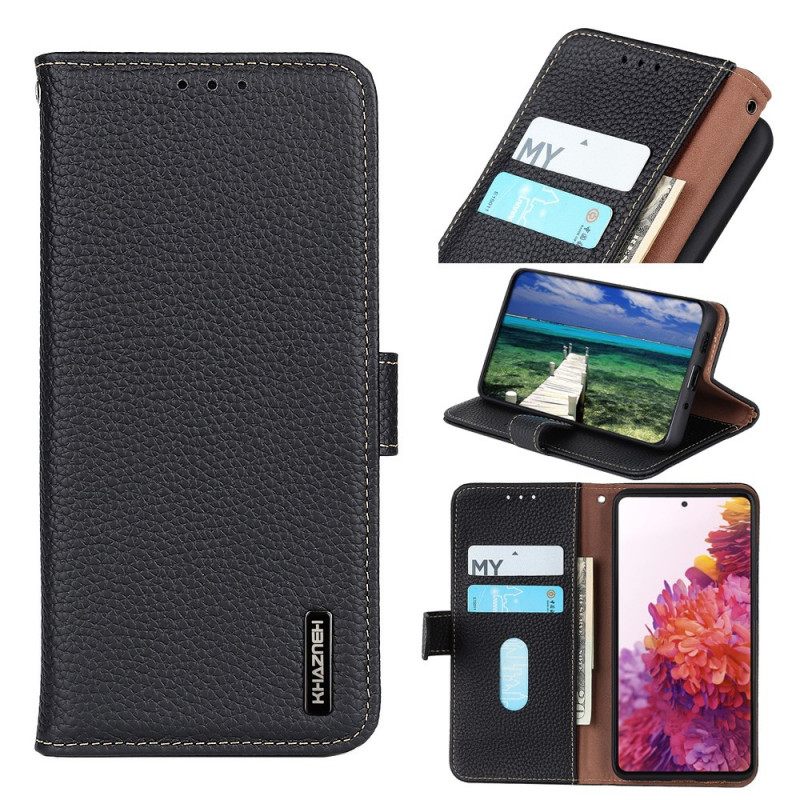 δερματινη θηκη Poco M4 Pro 5G Lychee Leather Khazneh