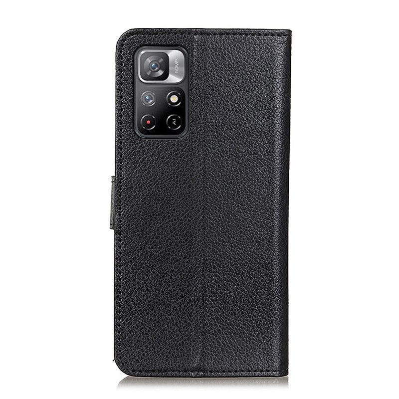 δερματινη θηκη Poco M4 Pro 5G Premium Leather Effect Litchi