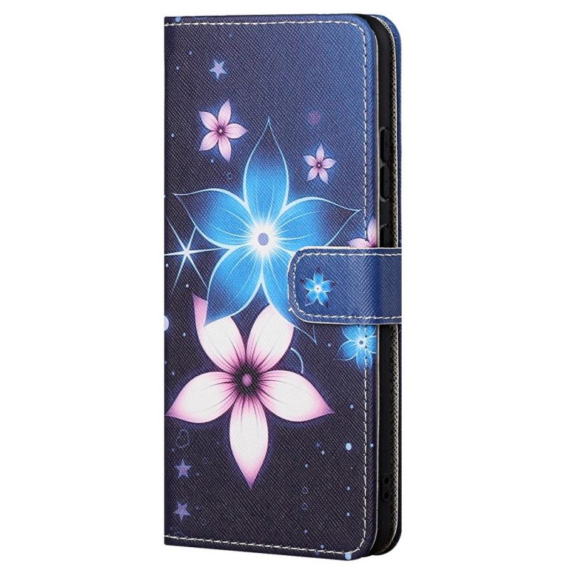 Κάλυμμα Poco M4 Pro 5G με κορδονι Lunar Strap Flowers