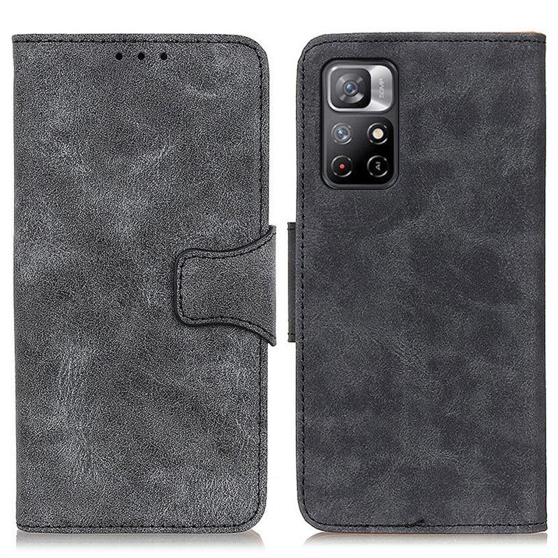 Κάλυμμα Poco M4 Pro 5G Vintage Split Leather