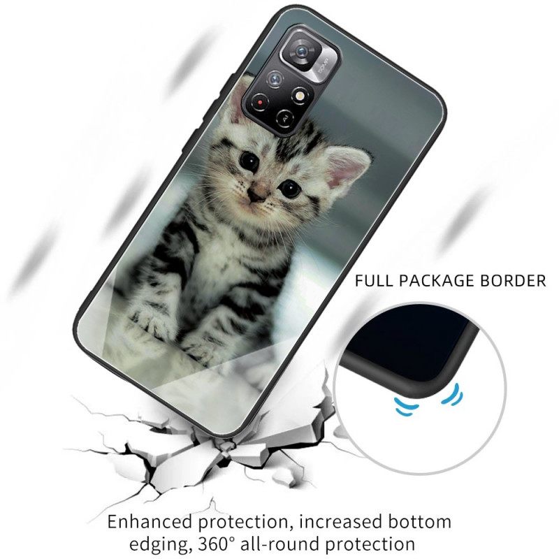 θηκη κινητου Poco M4 Pro 5G Kitten Tempered Glass