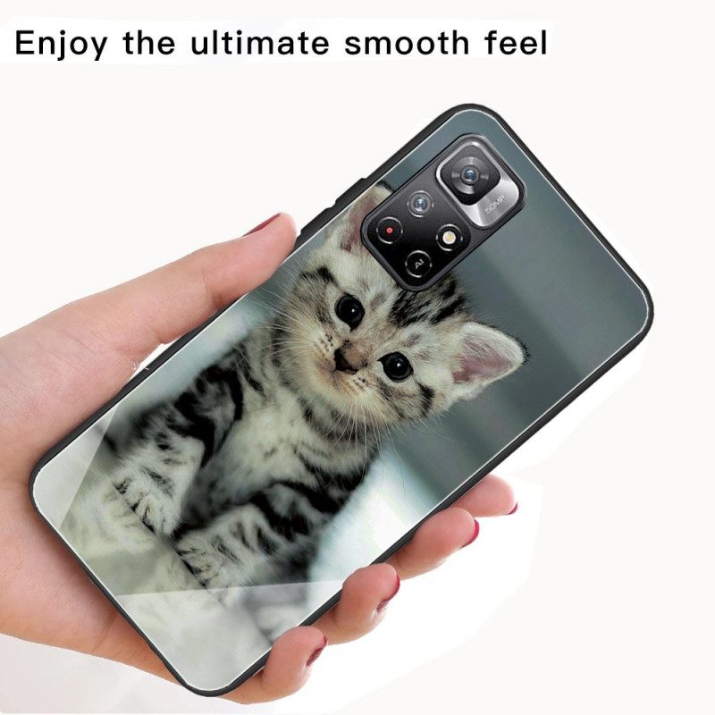 θηκη κινητου Poco M4 Pro 5G Kitten Tempered Glass