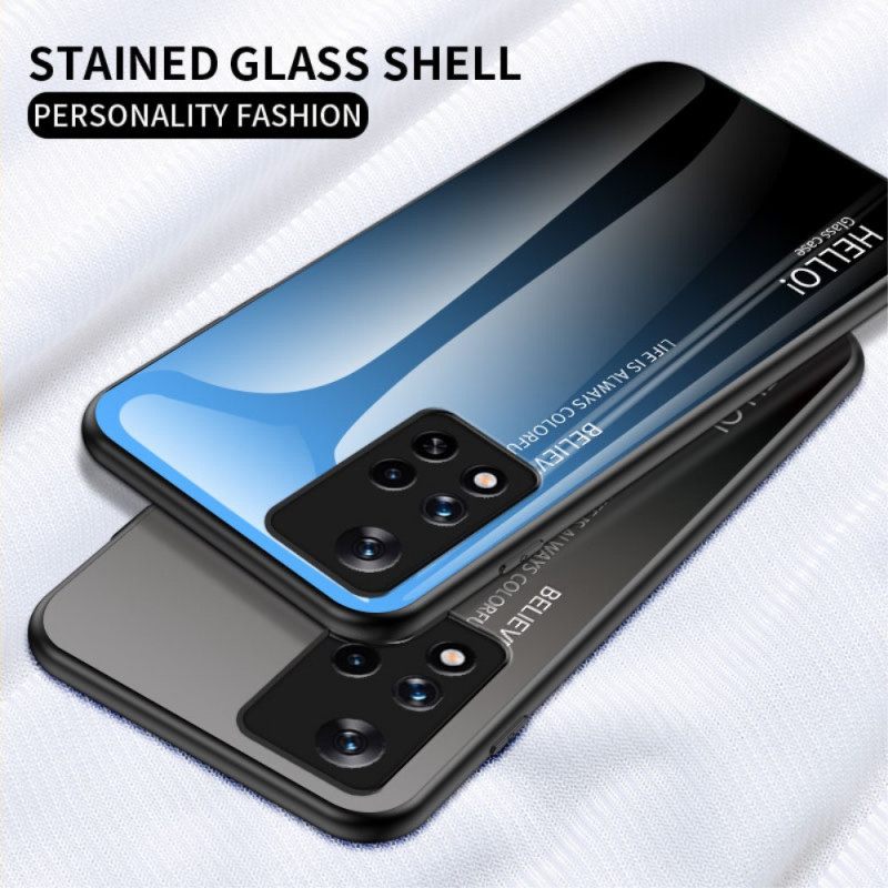 Θήκη Poco M4 Pro 5G Tempered Glass Γεια Σας