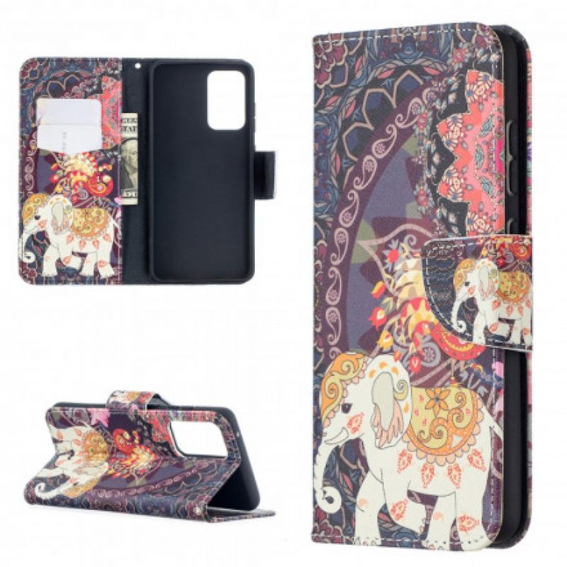 Κάλυμμα Samsung Galaxy A52 4G / A52 5G / A52s 5G Mandala Ethnic Elephants