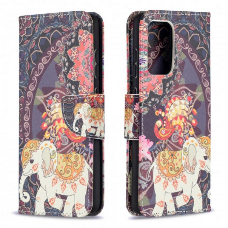 Κάλυμμα Samsung Galaxy A52 4G / A52 5G / A52s 5G Mandala Ethnic Elephants