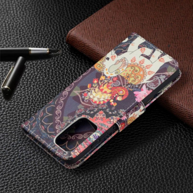 Κάλυμμα Samsung Galaxy A52 4G / A52 5G / A52s 5G Mandala Ethnic Elephants