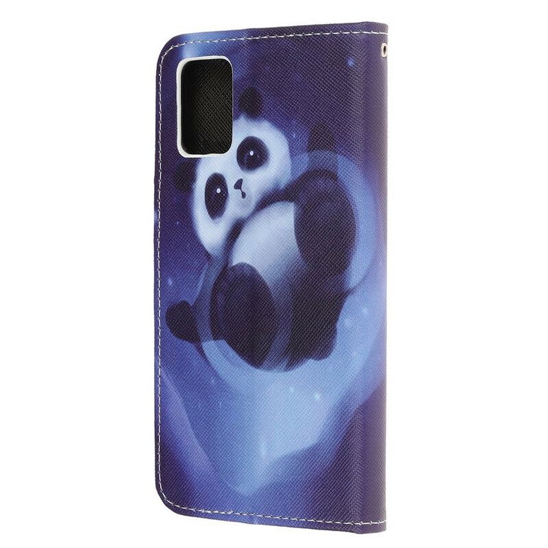 Κάλυμμα Samsung Galaxy A52 4G / A52 5G / A52s 5G με κορδονι Panda Space Strap