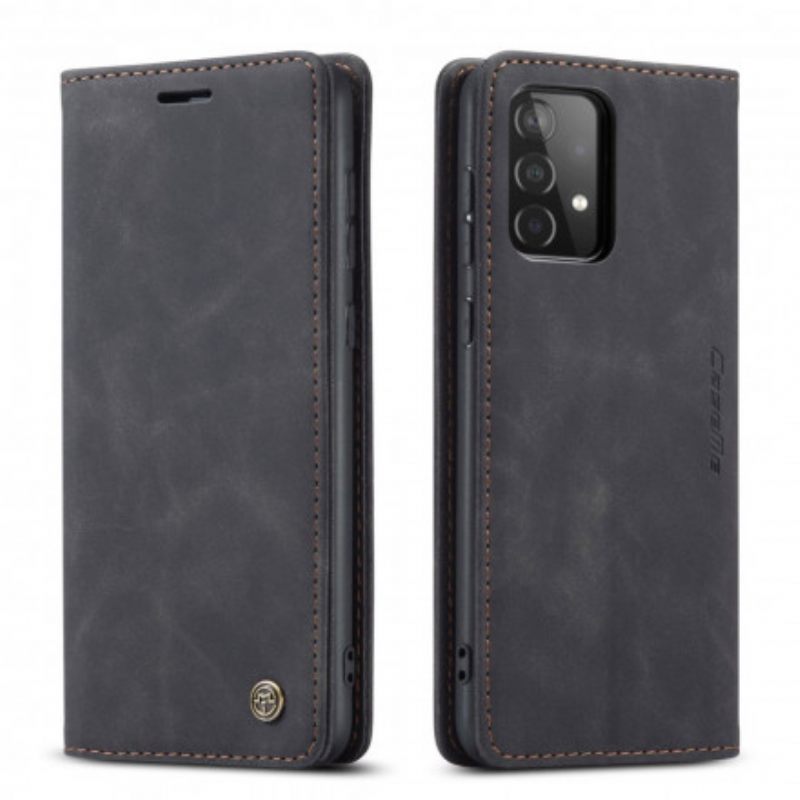 θηκη κινητου Samsung Galaxy A52 4G / A52 5G / A52s 5G Θήκη Flip Caseme Faux Leather