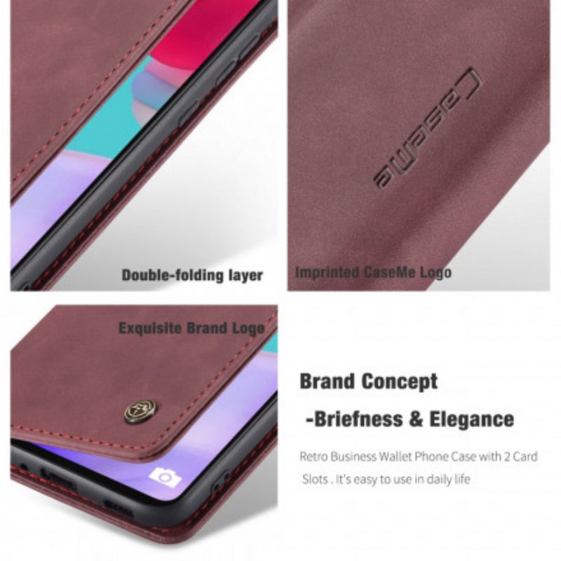 θηκη κινητου Samsung Galaxy A52 4G / A52 5G / A52s 5G Θήκη Flip Caseme Faux Leather