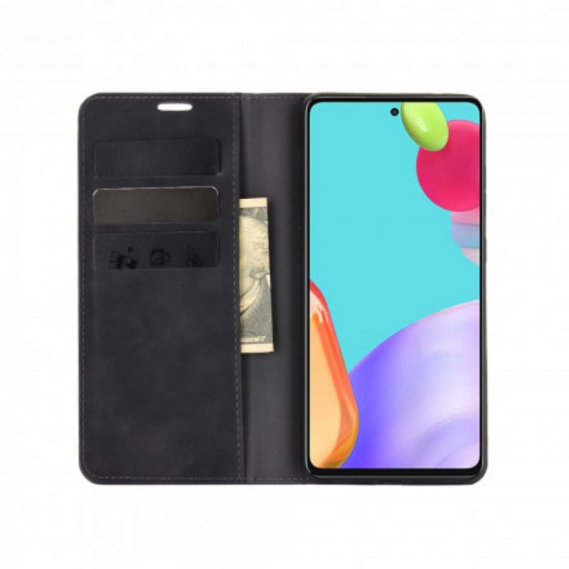 θηκη κινητου Samsung Galaxy A52 4G / A52 5G / A52s 5G Θήκη Flip Εφέ Μαλακού Δέρματος