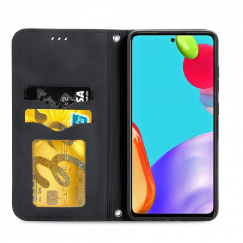 θηκη κινητου Samsung Galaxy A52 4G / A52 5G / A52s 5G Θήκη Flip Κομψό Δερμάτινο Εφέ