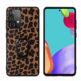 Θήκη Samsung Galaxy A52 4G / A52 5G / A52s 5G Δαχτυλίδι Leopard Style-support