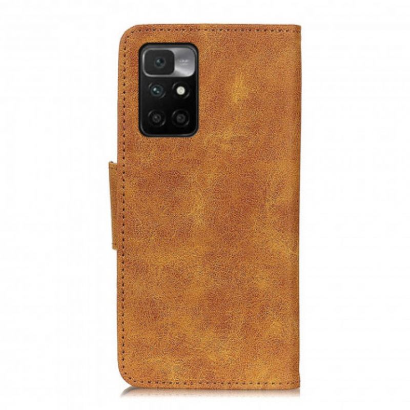 Κάλυμμα Xiaomi Redmi 10 Vintage Split Leather