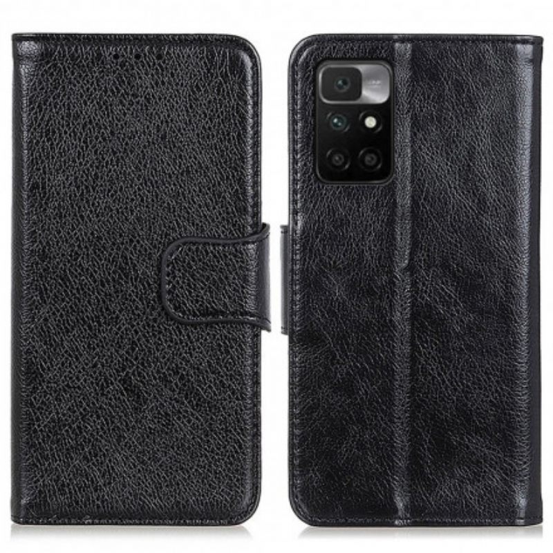 Θήκη Flip Xiaomi Redmi 10 Split Nappa Leather