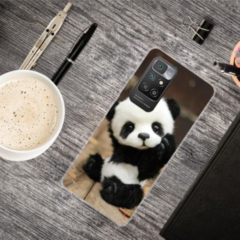 θηκη κινητου Xiaomi Redmi 10 Ευέλικτο Panda