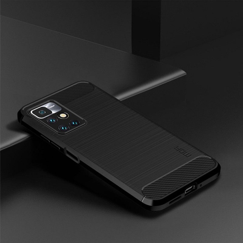 θηκη κινητου Xiaomi Redmi 10 Mofi Brushed Carbon Fiber