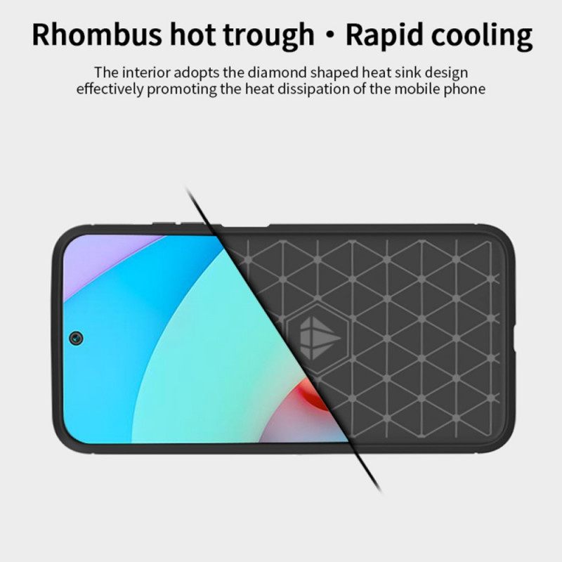 θηκη κινητου Xiaomi Redmi 10 Mofi Brushed Carbon Fiber