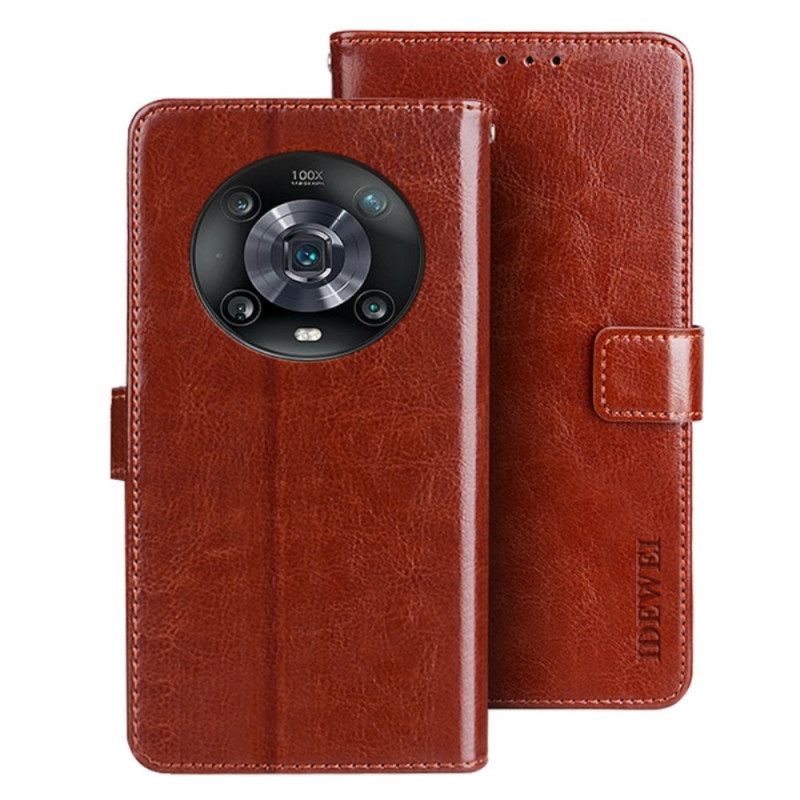 Κάλυμμα Honor Magic 4 Pro Idewei Leather Style