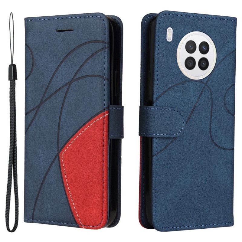 Θήκη Flip Honor 50 Lite Δίχρωμο Signature Faux Leather