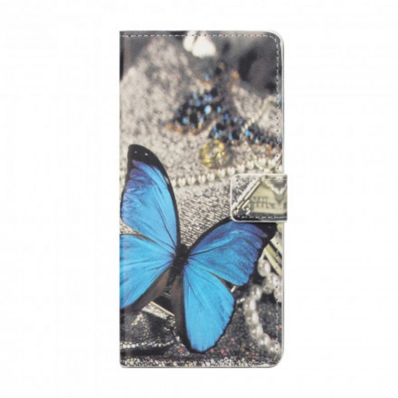 Κάλυμμα Samsung Galaxy A32 4G Blue Prestige Butterfly